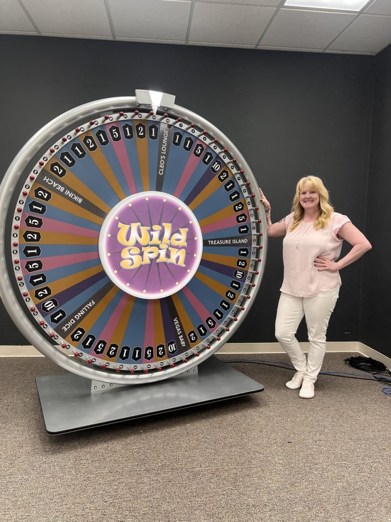 Image of a casino wheel